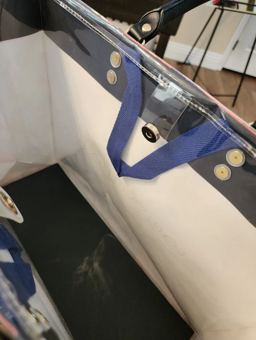 LOUIS VUITTON PRISM GIFT BAG elevated into a durable more functional tote